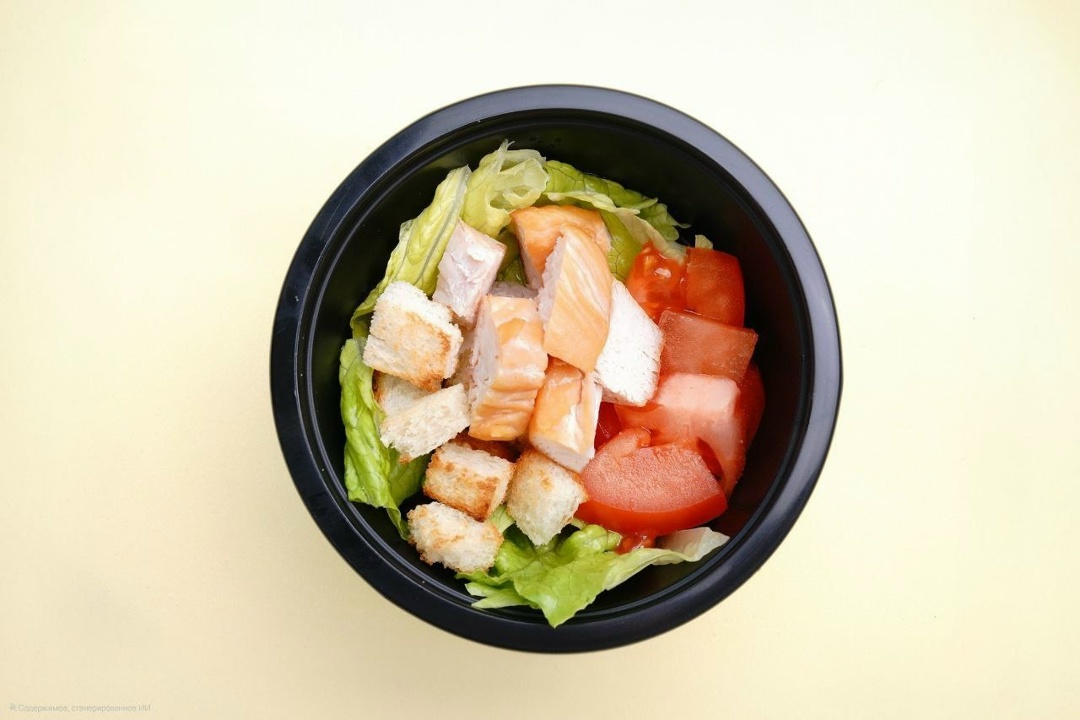 Фото Салат Цезарь с курицей